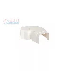 CONCPV65 dekorcsatorna fehér 65X50 mm állítható sarokelem 45°-tól 135°-ig